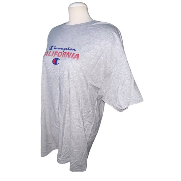 Champion California Crewneck Short Sleeve Casual T Shirt Sz XL Mens Gray - Picture 4 of 11